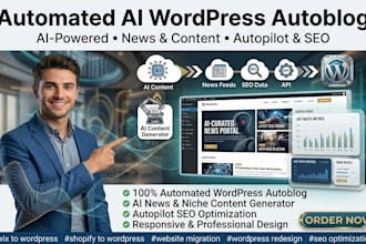create automated wordpress autoblog ai auto blogging automated news website seo