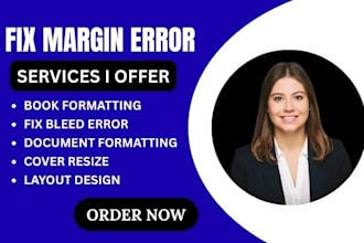correct trim size, bleed, and margin errors for amazon and ingramspark