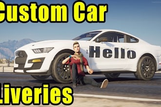 design custom livery of police, ems, cars of fivem