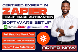 setup zapier healthcare CRM automation patient scheduling intake forms workflows