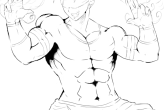 going to make your character in the style of dragon ball