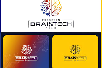 design unique minimalist tech and business brand mark