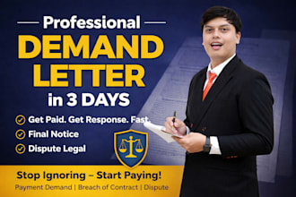 write a professional demand letter or legal notice fast
