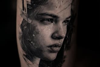 do unique customized realism tattoo design