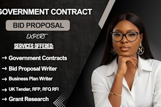 write bid proposal, rfp, rfi, rfq, winning government contract, grants proposal