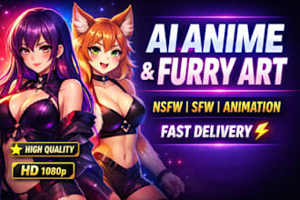 ai nsfw animation manga furry nsfw ai animation cartoon portrait animation