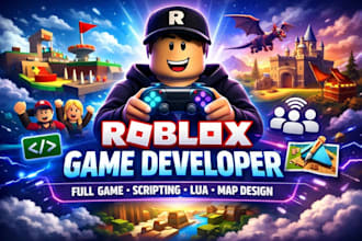 develop roblox full game creation roblox script, roblox lua, roblox game map