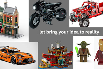 do lego moc of car, house, trucks, technic build or toy set with part lists