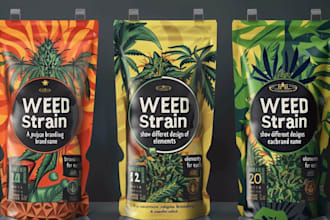 design supplement label cbd label hemp oil bottle label and product packaging