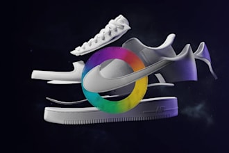 do 3d shoe design, 3d shoe modelling for 3d configurator, shoe animation