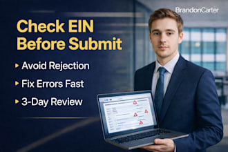 check your ein application before submission to avoid rejection