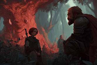 draw your oc and dnd creature illustration