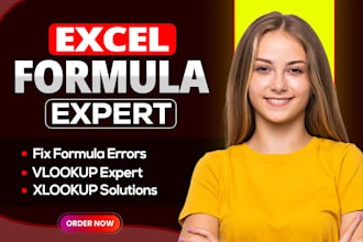 fix excel formulas, vlookup, if, xlookup, and errors