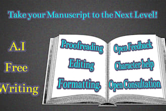 provide, formatting, editing and author support