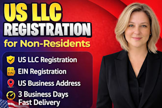 form your US llc and be registered agent with US address and ein fast
