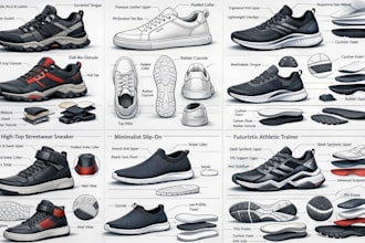 custom shoe design shoe sketch and shoe tech pack ready for manufacturing