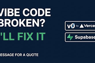 fix vibe code errors and add supabase backend to your ai app