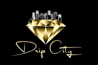 design an elegant diamond logo that makes your brand shine