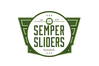 design military themed food trailer logo