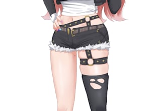 make a anime illustration