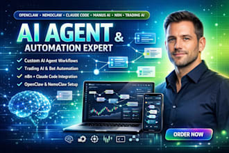 create custom openclaw nemoclaw ai agent trading ai manus ai claude code expert
