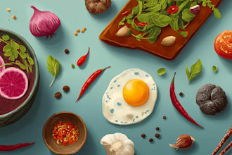 make an amazing food and drink watercolor illustration