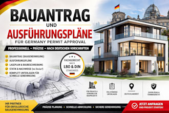 do bauantrag and execution plans for germany permit approval