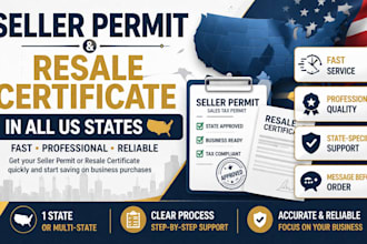 get resale certificates and seller permits in all US states