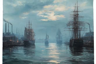 paint a real oil painting on canvas