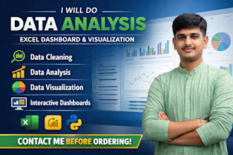 data analysis, excel dashboards, and data visualization