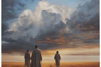 paint a real oil painting on canvas