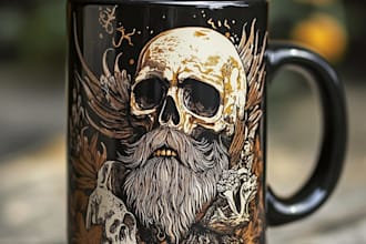 design awesome custom mug design
