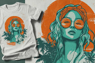 design illustration graphic for vintage retro t shirt
