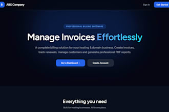 build billing management system using laravel and vuejs