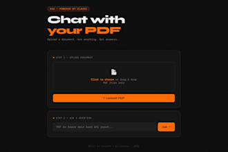 build a smart ai chatbot that finds accurate answers from your PDF documents