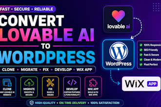 convert lovable ai to wordpress clone migrate lovable ai website fix dev wix app