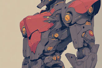 high quality robot, mecha concepts
