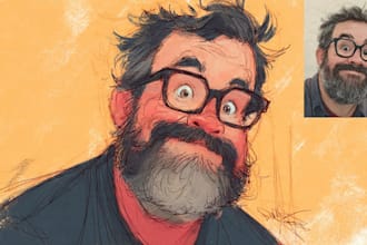 do disney cartoon portrait