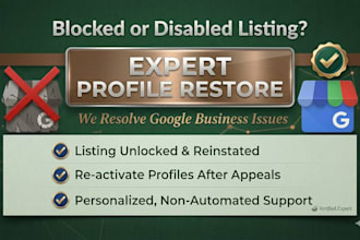 fix google my business suspension and reinstate gmb profile fast with 48 hours