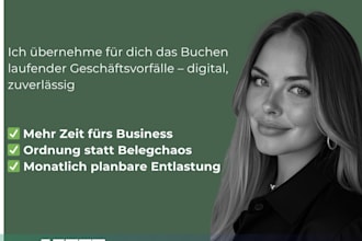 unterstütze bei laufenden buchhaltung mit lexoffice