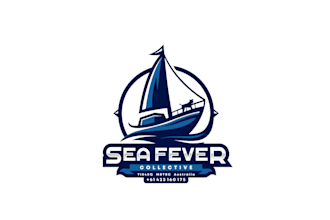 create graceful and fantastic ship logo design