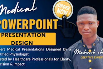design professional medical, healthcare and nursing powerpoint or canva slides