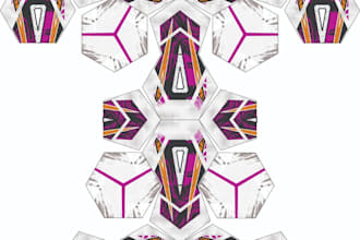design I will design football,socce,soccer ball any pattren and panel size 3
