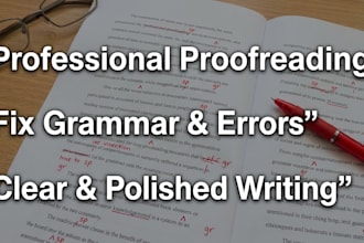 proofread and correct grammar mistakes in your document