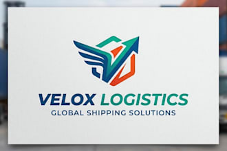 design a identity for logistics shipping logo