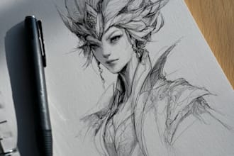 draw your fantasy character