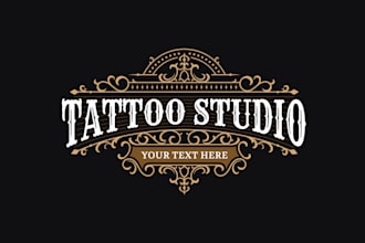 create wonderful and excellent tattoo shop logo design