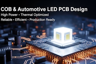 design cob and automotive led pcb for high power lighting systems