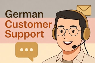 be your professional german customer support agent