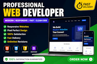 be your expert HTML CSS and js developer